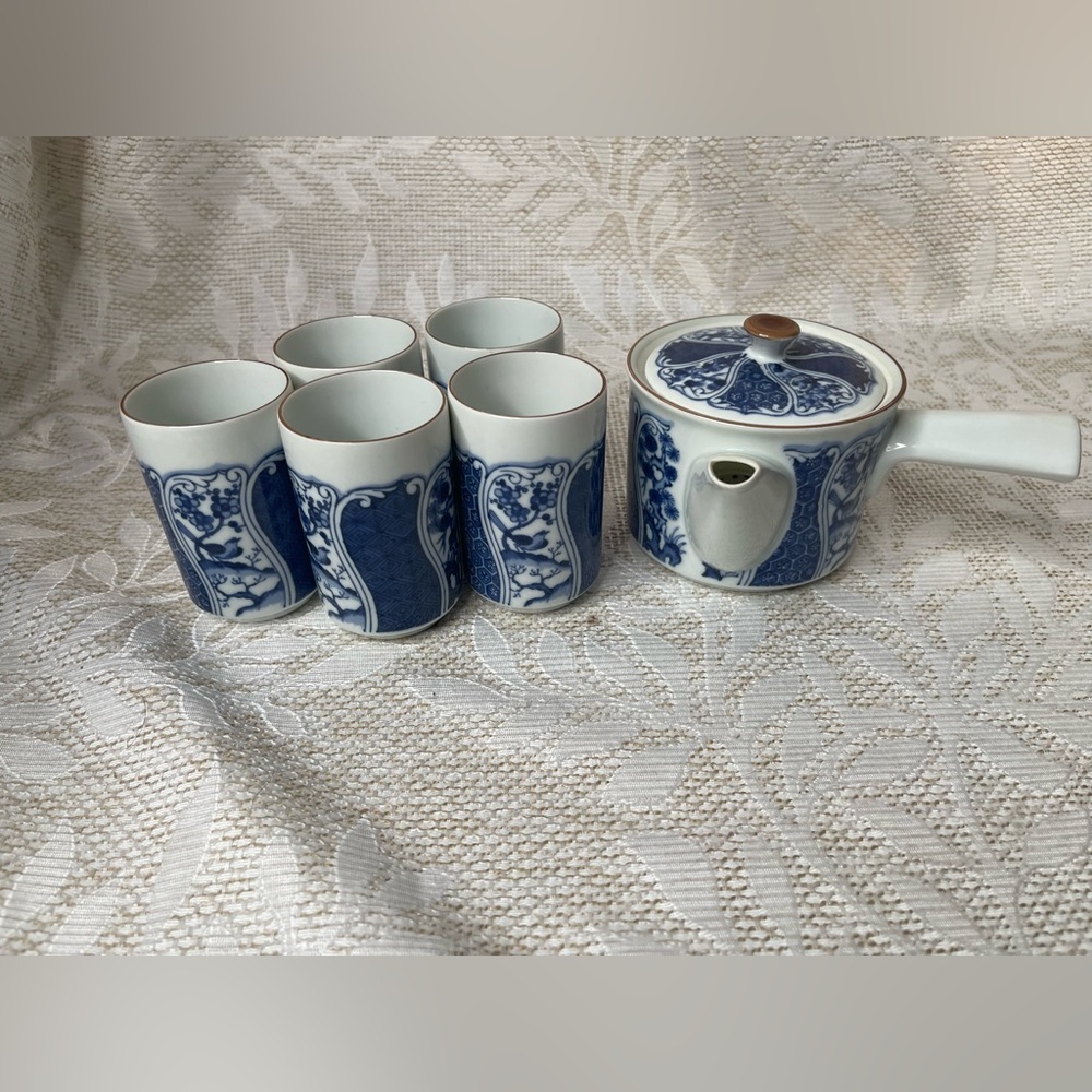 Vintage Japanese Teapot Set For Loose Leaf Tea